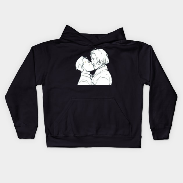 a kiss Kids Hoodie by utterly_deviant